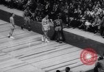 Image of Harlem Globetrotters versus Philadelphia Sphas New York City USA, 1958, second 49 stock footage video 65675027986