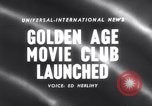 Image of Golden age movie club New York City USA, 1958, second 3 stock footage video 65675027987