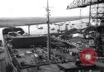 Image of launch of Presidente Juscelino oil tanker Holland Netherlands, 1958, second 8 stock footage video 65675027989
