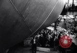 Image of launch of Presidente Juscelino oil tanker Holland Netherlands, 1958, second 16 stock footage video 65675027989
