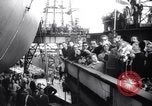 Image of launch of Presidente Juscelino oil tanker Holland Netherlands, 1958, second 23 stock footage video 65675027989