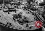 Image of launch of Presidente Juscelino oil tanker Holland Netherlands, 1958, second 37 stock footage video 65675027989