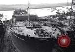 Image of launch of Presidente Juscelino oil tanker Holland Netherlands, 1958, second 42 stock footage video 65675027989