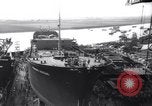 Image of launch of Presidente Juscelino oil tanker Holland Netherlands, 1958, second 45 stock footage video 65675027989