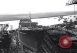 Image of launch of Presidente Juscelino oil tanker Holland Netherlands, 1958, second 49 stock footage video 65675027989