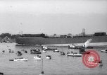 Image of launch of Presidente Juscelino oil tanker Holland Netherlands, 1958, second 54 stock footage video 65675027989