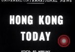 Standbild das Leben in Hong Kong Hong Kong, 1949, aus Sekunde 3 historischem Filmmaterial Videoclip 65675028000
