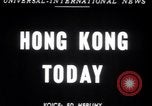 Standbild das Leben in Hong Kong Hong Kong, 1949, aus Sekunde 4 historischem Filmmaterial Videoclip 65675028000
