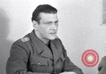 Image of German Colonel Otto Skorzeny describes rescue of Mussolini Germany, 1945, second 8 stock footage video 65675028004