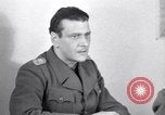 Image of German Colonel Otto Skorzeny describes rescue of Mussolini Germany, 1945, second 9 stock footage video 65675028004