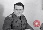 Image of German Colonel Otto Skorzeny describes rescue of Mussolini Germany, 1945, second 11 stock footage video 65675028004
