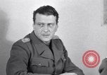 Image of German Colonel Otto Skorzeny describes rescue of Mussolini Germany, 1945, second 14 stock footage video 65675028004