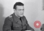 Image of German Colonel Otto Skorzeny describes rescue of Mussolini Germany, 1945, second 20 stock footage video 65675028004