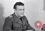 Image of German Colonel Otto Skorzeny describes rescue of Mussolini Germany, 1945, second 22 stock footage video 65675028004