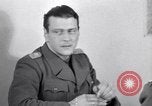 Image of German Colonel Otto Skorzeny describes rescue of Mussolini Germany, 1945, second 23 stock footage video 65675028004