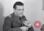 Image of German Colonel Otto Skorzeny describes rescue of Mussolini Germany, 1945, second 27 stock footage video 65675028004