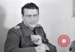 Image of German Colonel Otto Skorzeny describes rescue of Mussolini Germany, 1945, second 29 stock footage video 65675028004