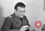 Image of German Colonel Otto Skorzeny describes rescue of Mussolini Germany, 1945, second 32 stock footage video 65675028004