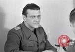 Image of German Colonel Otto Skorzeny describes rescue of Mussolini Germany, 1945, second 37 stock footage video 65675028004