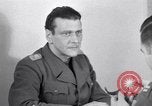 Image of German Colonel Otto Skorzeny describes rescue of Mussolini Germany, 1945, second 40 stock footage video 65675028004