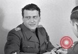 Image of German Colonel Otto Skorzeny describes rescue of Mussolini Germany, 1945, second 52 stock footage video 65675028004
