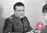 Image of German Colonel Otto Skorzeny describes rescue of Mussolini Germany, 1945, second 59 stock footage video 65675028004