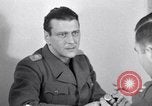 Image of German Colonel Otto Skorzeny describes rescue of Mussolini Germany, 1945, second 61 stock footage video 65675028004