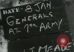 Standbild französischen Generälen Luneville Frankreich, 1945, aus Sekunde 60 historischem Filmmaterial Videoclip 65675028018
