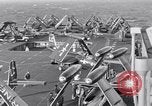 Image of Handling of jet aircraft on carrier flight deck United States USA, 1951, second 4 stock footage video 65675028028
