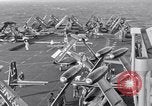 Image of Handling of jet aircraft on carrier flight deck United States USA, 1951, second 5 stock footage video 65675028028