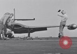 Image of Handling of jet aircraft on aircraft carriers United States USA, 1951, second 7 stock footage video 65675028030