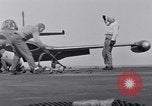Image of Handling of jet aircraft on aircraft carriers United States USA, 1951, second 13 stock footage video 65675028030