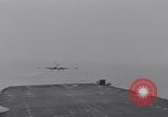 Image of Recovering jet aircraft returning to aircraft carrier United States USA, 1951, second 10 stock footage video 65675028032