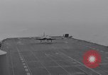 Image of Recovering jet aircraft returning to aircraft carrier United States USA, 1951, second 11 stock footage video 65675028032