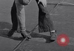 Image of Recovering jet aircraft returning to aircraft carrier United States USA, 1951, second 17 stock footage video 65675028032