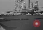 Image of Recovering jet aircraft returning to aircraft carrier United States USA, 1951, second 30 stock footage video 65675028032