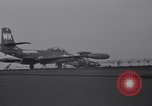 Image of Recovering jet aircraft returning to aircraft carrier United States USA, 1951, second 40 stock footage video 65675028032