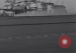 Image of Recovering jet aircraft returning to aircraft carrier United States USA, 1951, second 46 stock footage video 65675028032