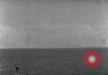 Standbild US-Kriegsschiffe der Pazifikflotte verankert während Zweiten Weltkrieg Majuro Marshall Inseln, 1944, aus Sekunde 50 historischem Filmmaterial Videoclip 65675028037