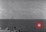 Standbild US-Kriegsschiffe der Pazifikflotte verankert während Zweiten Weltkrieg Majuro Marshall Inseln, 1944, aus Sekunde 57 historischem Filmmaterial Videoclip 65675028037