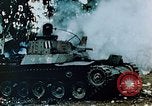 Standbild brennende japanische Typ 95 light Tanks Saipan Nördliche Marianen, 1944, aus Sekunde 5 historischem Filmmaterial Videoclip 65675028046