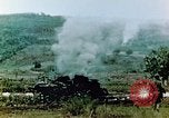 Standbild brennende japanische Typ 95 light Tanks Saipan Nördliche Marianen, 1944, aus Sekunde 17 historischem Filmmaterial Videoclip 65675028046