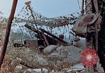 Image of U.S. marines set up camouflaged artillery  Saipan Northern Mariana Islands, 1944, second 23 stock footage video 65675028054
