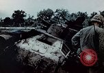 Image of Wrecked Japanese artillery pieces Saipan Northern Mariana Islands, 1944, second 34 stock footage video 65675028056