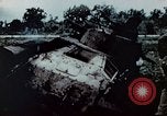 Image of Wrecked Japanese artillery pieces Saipan Northern Mariana Islands, 1944, second 36 stock footage video 65675028056