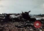 Image of Wrecked Japanese artillery pieces Saipan Northern Mariana Islands, 1944, second 41 stock footage video 65675028056
