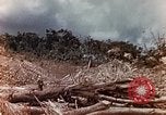 Standbild US Marine wirft Handgranate Saipan Nördliche Marianen, 1944, aus Sekunde 4 historischem Filmmaterial Videoclip 65675028058