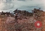 Standbild US Marine wirft Handgranate Saipan Nördliche Marianen, 1944, aus Sekunde 17 historischem Filmmaterial Videoclip 65675028058