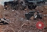 Image of Knocked out Japanese type 95 light tanks Saipan Northern Mariana Islands, 1944, second 17 stock footage video 65675028059