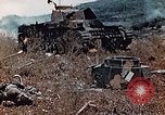 Image of Knocked out Japanese type 95 light tanks Saipan Northern Mariana Islands, 1944, second 18 stock footage video 65675028059